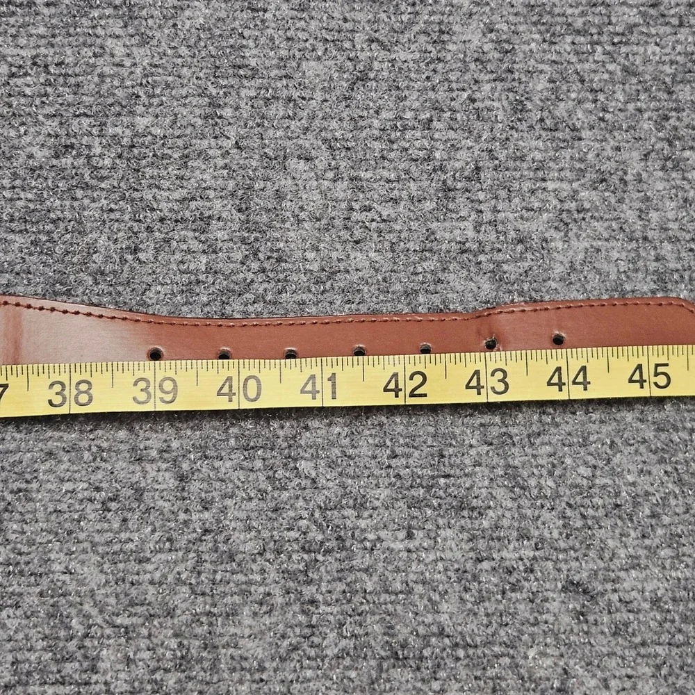 St Louis Cardinals Woven Belt Sz 42 Leather Brass Buckle Baseball‎ Fan